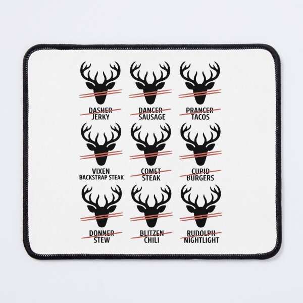 Item preview, Santa's Reindeer Cuts Of Meat designed and sold by AmparoBoyle.