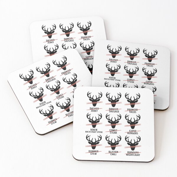 Item preview, Santa's Reindeer Cuts Of Meat designed and sold by AmparoBoyle.