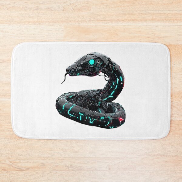 Item preview, Cybernetic Snake Profile | Neon Green Robotic Serpent Futuristic Design designed and sold by Naturalite19.
