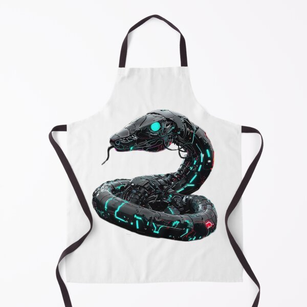 Item preview, Cybernetic Snake Profile | Neon Green Robotic Serpent Futuristic Design designed and sold by Naturalite19.