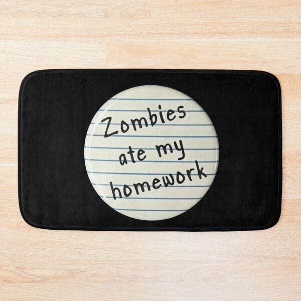 Item preview, zombies ate my homework designed and sold by Oniyasha.