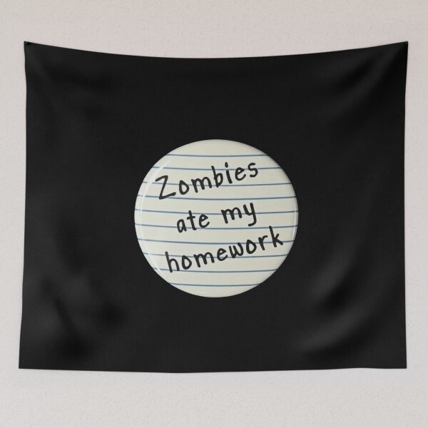Item preview, zombies ate my homework designed and sold by Oniyasha.