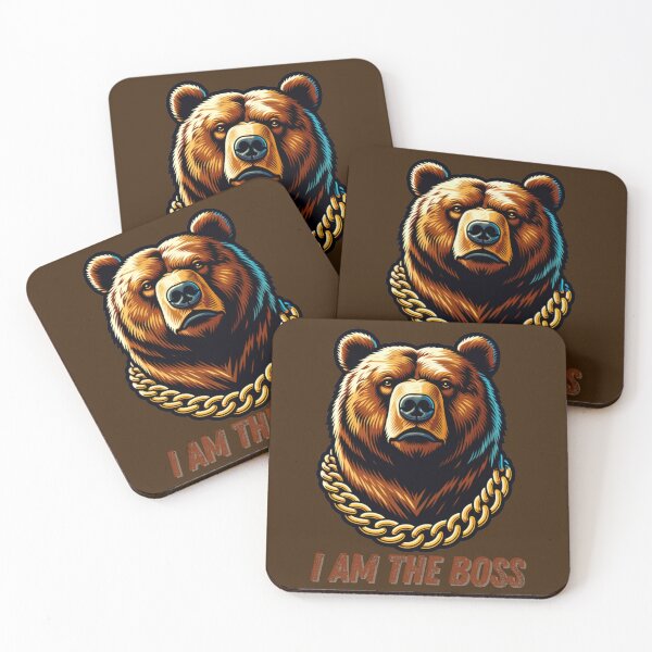 Item preview, Boss Bear with Chain designed and sold by All About DigiCraft by Fedelina.