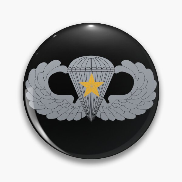 Item preview, Badge - Army - Parachutist - Basic - 5 Combat Star X 300  designed and sold by Military Insignia Products.