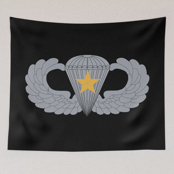 Item preview, Badge - Army - Parachutist - Basic - 5 Combat Star X 300  designed and sold by Military Insignia Products.