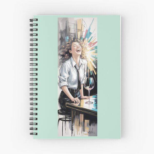 Item preview, Joyful Woman With Wine Abstract Art By Merch, Limited Edition designed and sold by MADISYNDONALD.