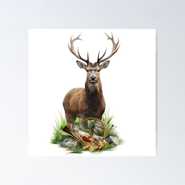 Item preview, Deer hunting logo  designed and sold by TammyHunterArt.