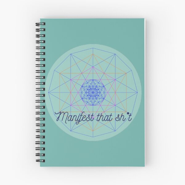 Item preview, Manifest That Sh*t – Sacred Geometry Manifestation Art for Spiritual Souls designed and sold by CreativeDazzleStudio.
