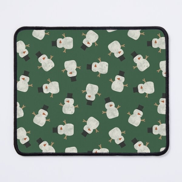 Item preview, Snowman - Christmas Holiday - dark green designed and sold by littlearrow.
