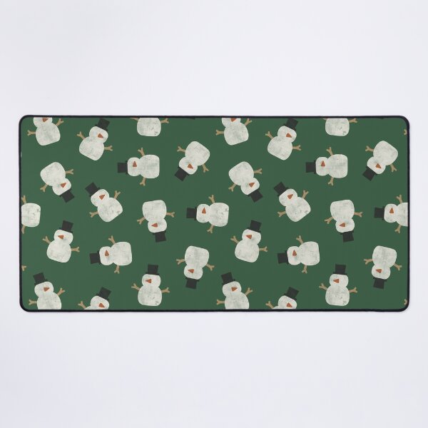 Item preview, Snowman - Christmas Holiday - dark green designed and sold by littlearrow.