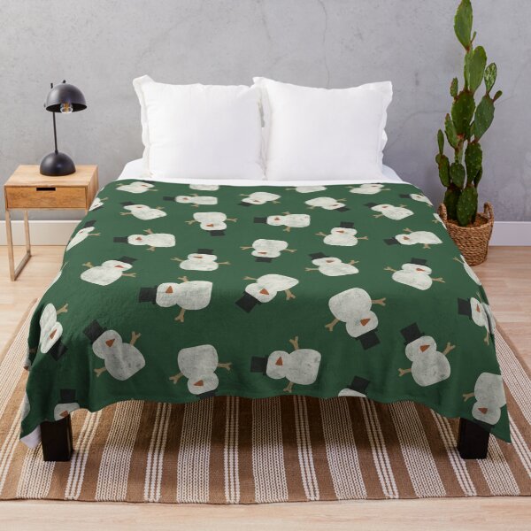 Item preview, Snowman - Christmas Holiday - dark green designed and sold by littlearrow.