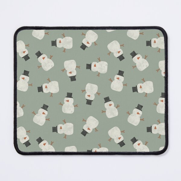 Item preview, Snowman - Christmas Holiday - sage designed and sold by littlearrow.
