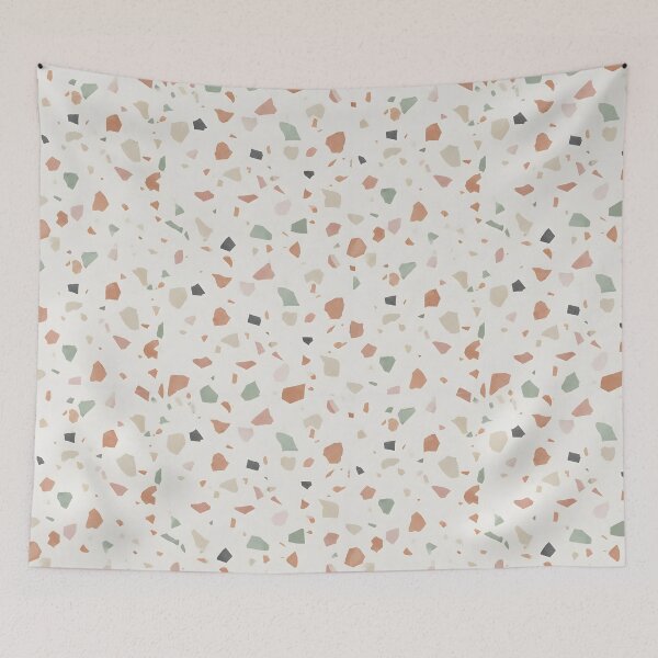 Item preview, Soft Terrazzo — Clay & Sage Speckle Pattern designed and sold by VoidBloom Studio.