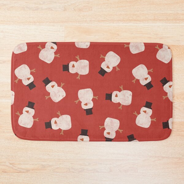 Item preview, Snowman - Christmas Holiday - red designed and sold by littlearrow.