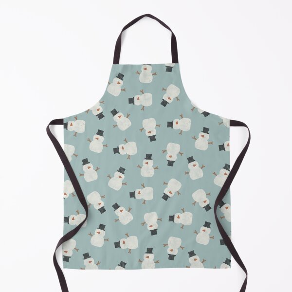Item preview, Snowman - Christmas Holiday - Dusty Blue designed and sold by littlearrow.