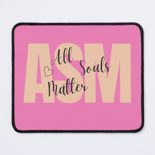 Item preview, ASM All Souls Matter Heart Cursive Letters designed and sold by GFamilyC.