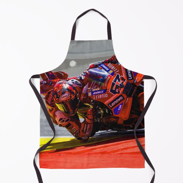Item preview, Francesco Bagnaia racing his 2025 MotoGP motorcycle in the corners abstract designed and sold by Rodissimus1984.