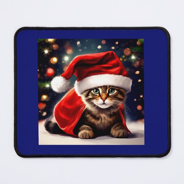 Item preview, Cat as Santa designed and sold by Zofia Sosnecka.