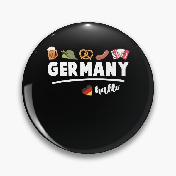Item preview, Beer Pretzel Sausage Heart Germany Flag Colors designed and sold by Lenny Stahl.