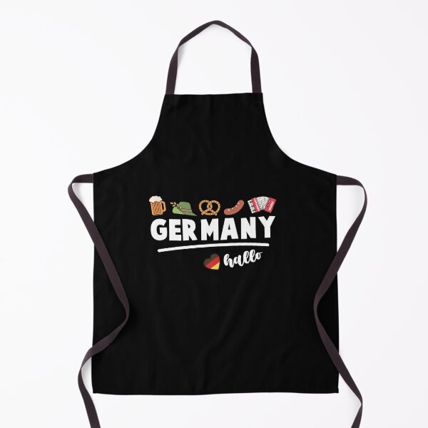 Item preview, Beer Pretzel Sausage Heart Germany Flag Colors designed and sold by Lenny Stahl.