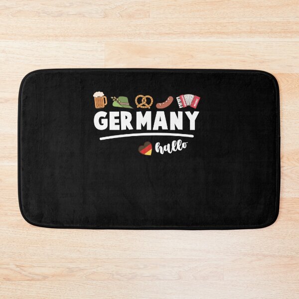Item preview, Beer Pretzel Sausage Heart Germany Flag Colors designed and sold by Lenny Stahl.