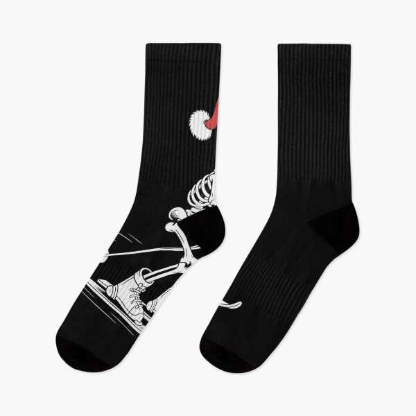 Item preview, Santa Skeleton Skiing Funny Skier Ski Racer Christmas designed and sold by RansomFlatley.