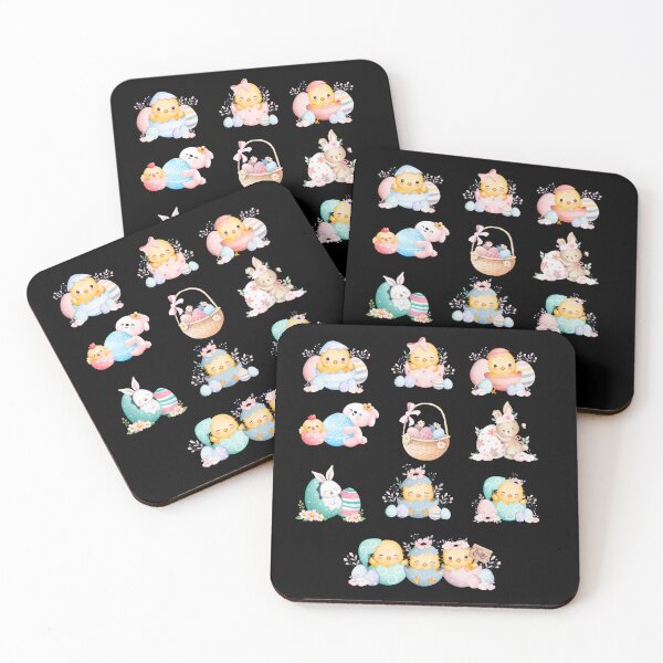 Item preview, Cute Easter Chicks and Bunnies Collection designed and sold by Khadigadesings.