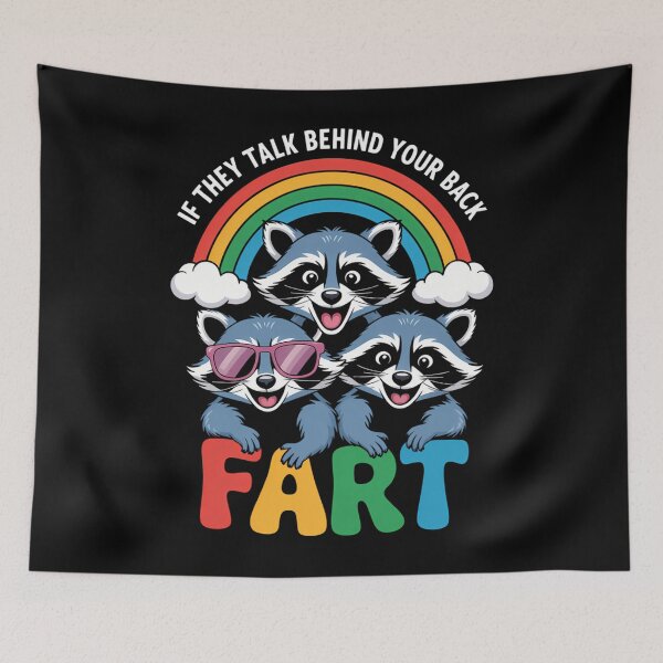Item preview, Fart Joke Cute Raccoon designed and sold by ScottieBode.