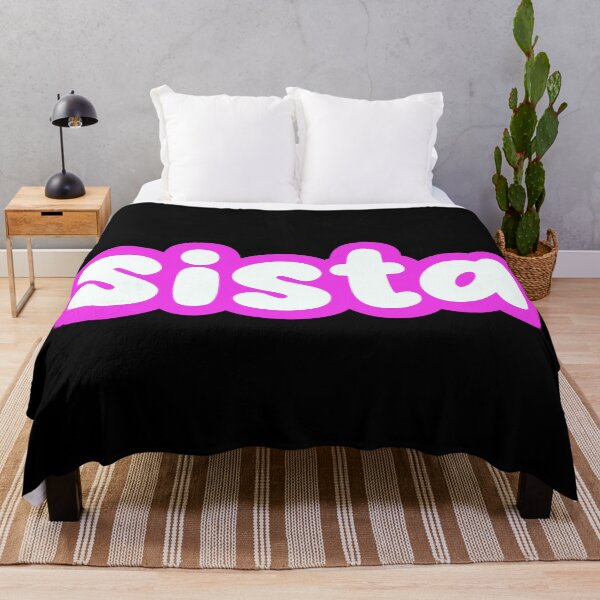 Item preview, Sista, Pink outline designed and sold by Memes N Lore .