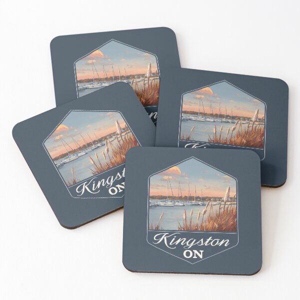 Item preview, Kingston ON Waterfront Harbor & Sailboats Travel Art Ontario Canada designed and sold by meganohm.
