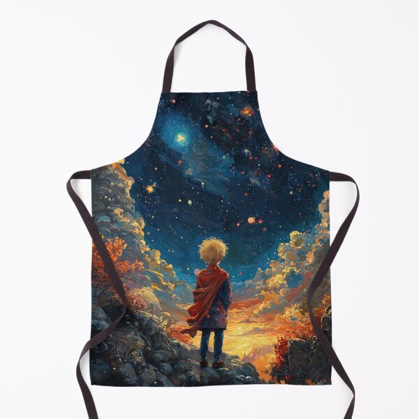 Item preview, Boy gazing at starry night sky designed and sold by davidonstudio.