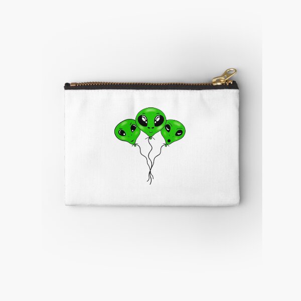 Item preview, Green Alien Head Balloons designed and sold by Sartoris Art.