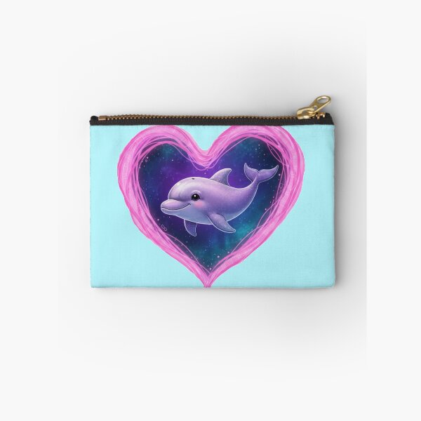 Artikelvorschau, EchoHeart Delphin (LILA) entworfen und verkauft von CleverCulture.