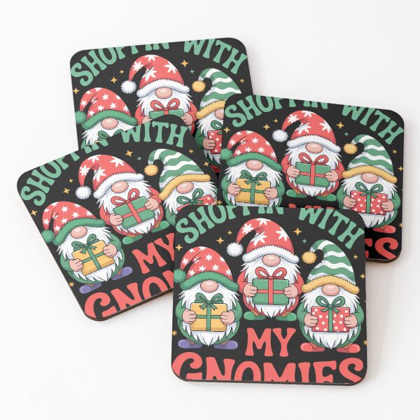 Item preview, Friday Gnomes Shopping Squad Black Family Christmas Gnomies designed and sold by ZackeryKuphal.