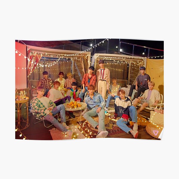 Seventeen You Make My Day Set The Sun Group Photo Poster