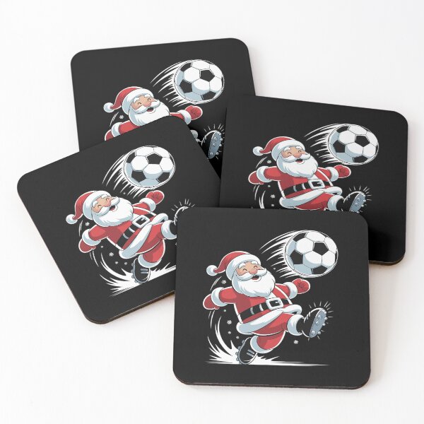 Item preview, Santa Plays Soccer Christmas Sports designed and sold by DrewLeuschke.