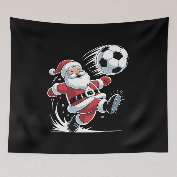 Item preview, Santa Plays Soccer Christmas Sports designed and sold by DrewLeuschke.