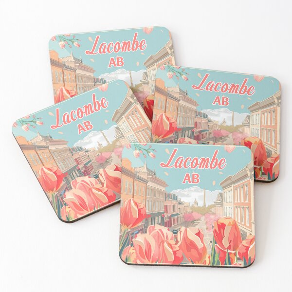 Item preview, Lacombe AB Prairie Town & Tulips Alberta Travel Art designed and sold by meganohm.