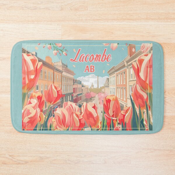 Item preview, Lacombe AB Prairie Town & Tulips Alberta Travel Art designed and sold by meganohm.