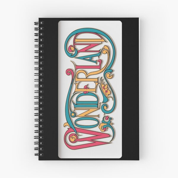 Item preview, Wonderland Ornate Typography – Whimsical Vintage Lettering Art designed and sold by Kuotica.