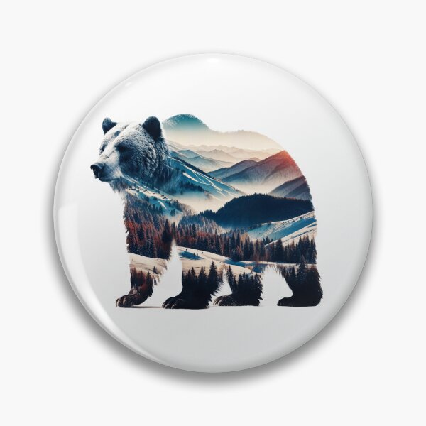 Item preview, Bearscape - Winter Bear designed and sold by VJ-Arts.