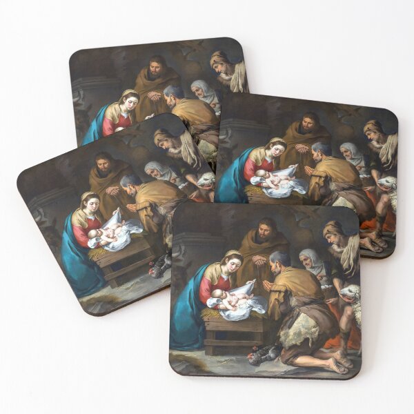 Item preview, Adoration of the Shepherds - Bartolome Esteban Murillo designed and sold by Jon-Baran.