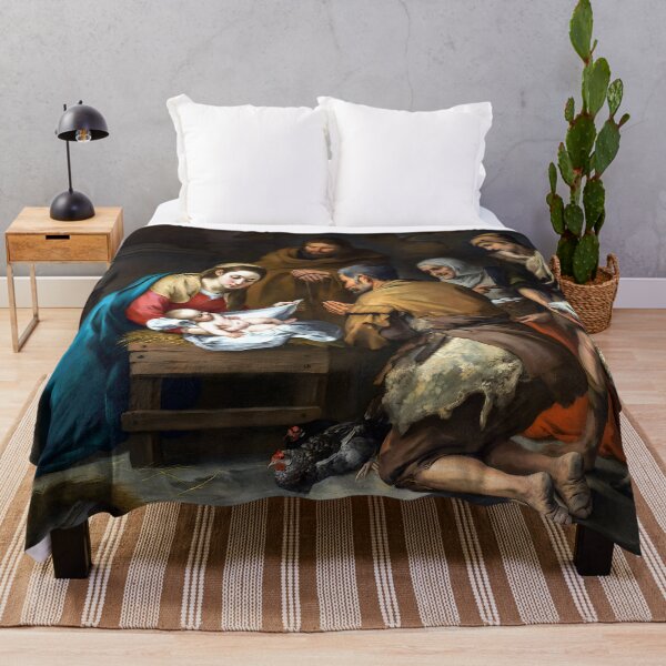Item preview, Adoration of the Shepherds - Bartolome Esteban Murillo designed and sold by Jon-Baran.