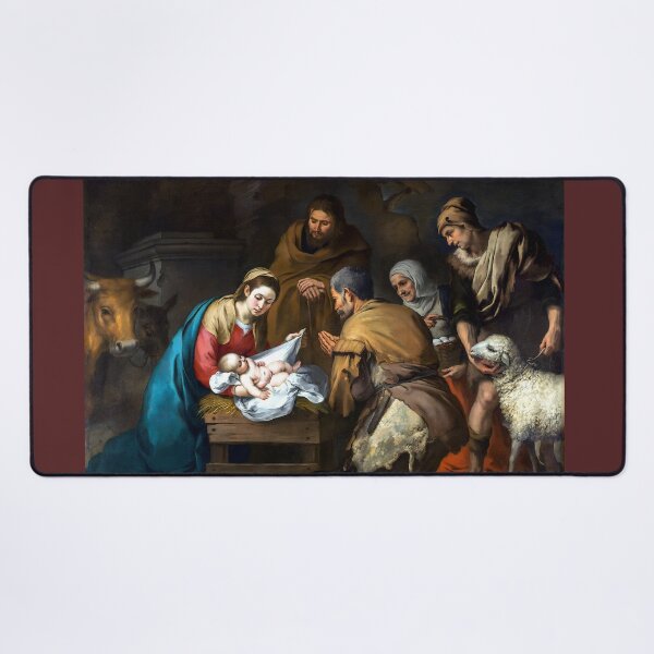 Item preview, Adoration of the Shepherds - Bartolome Esteban Murillo designed and sold by Jon-Baran.