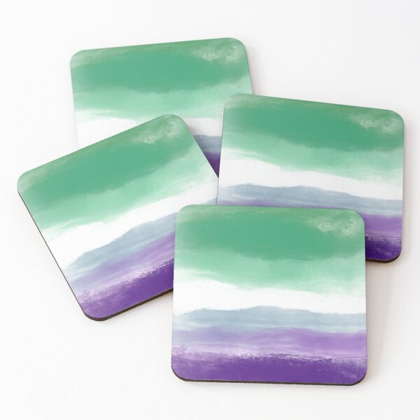 Item preview, Abstract Painted Gay Man's Pride Flag (Vincian) designed and sold by RyanGDesign.