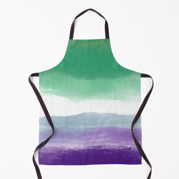 Item preview, Abstract Painted Gay Man's Pride Flag (Vincian) designed and sold by RyanGDesign.
