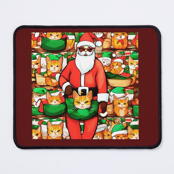 Item preview, Cat as Santa designed and sold by Zofia Sosnecka.