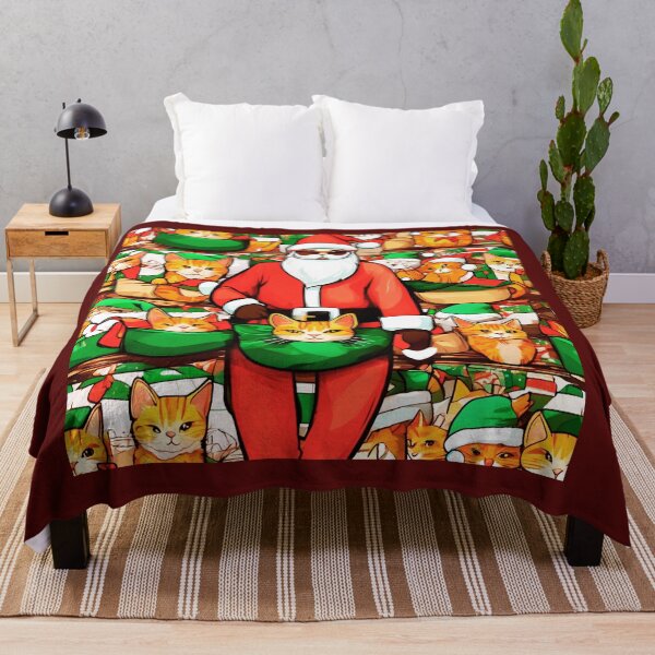 Item preview, Cat as Santa designed and sold by Zofia Sosnecka.