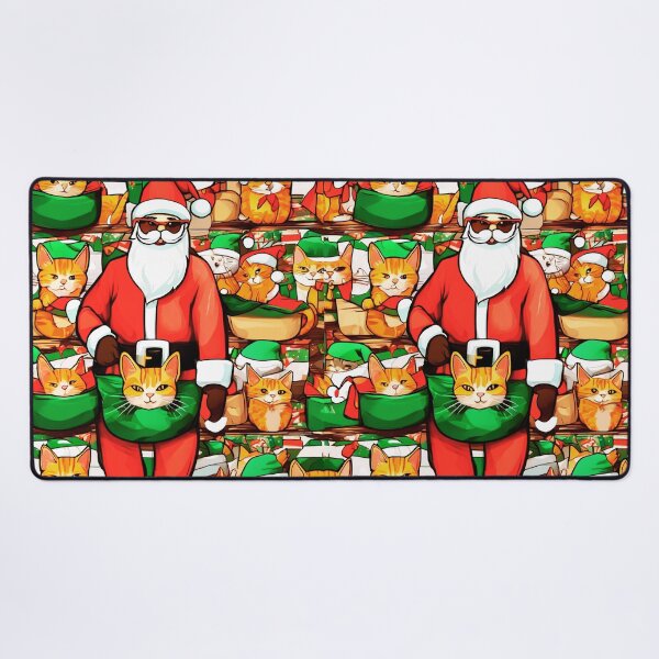 Item preview, Cat as Santa designed and sold by Zofia Sosnecka.