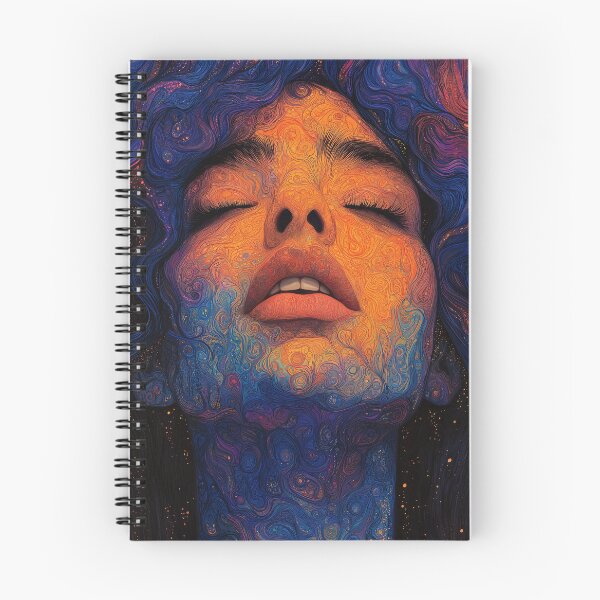 Item preview, Abstract Portrait with Swirling Colors designed and sold by davidonstudio.